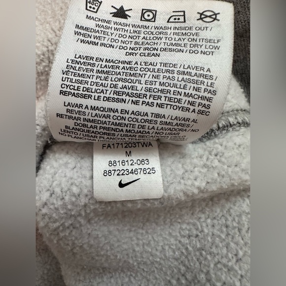 Unisex Nike Gray/Blue Dallas Cowboys Hoodie, Medium - Picture 6 of 8